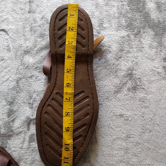 Vintage BF Goodrich Woven Sandals, Leather Arch Comfort Brown, Men's Size 10 - Picture 8 of 8